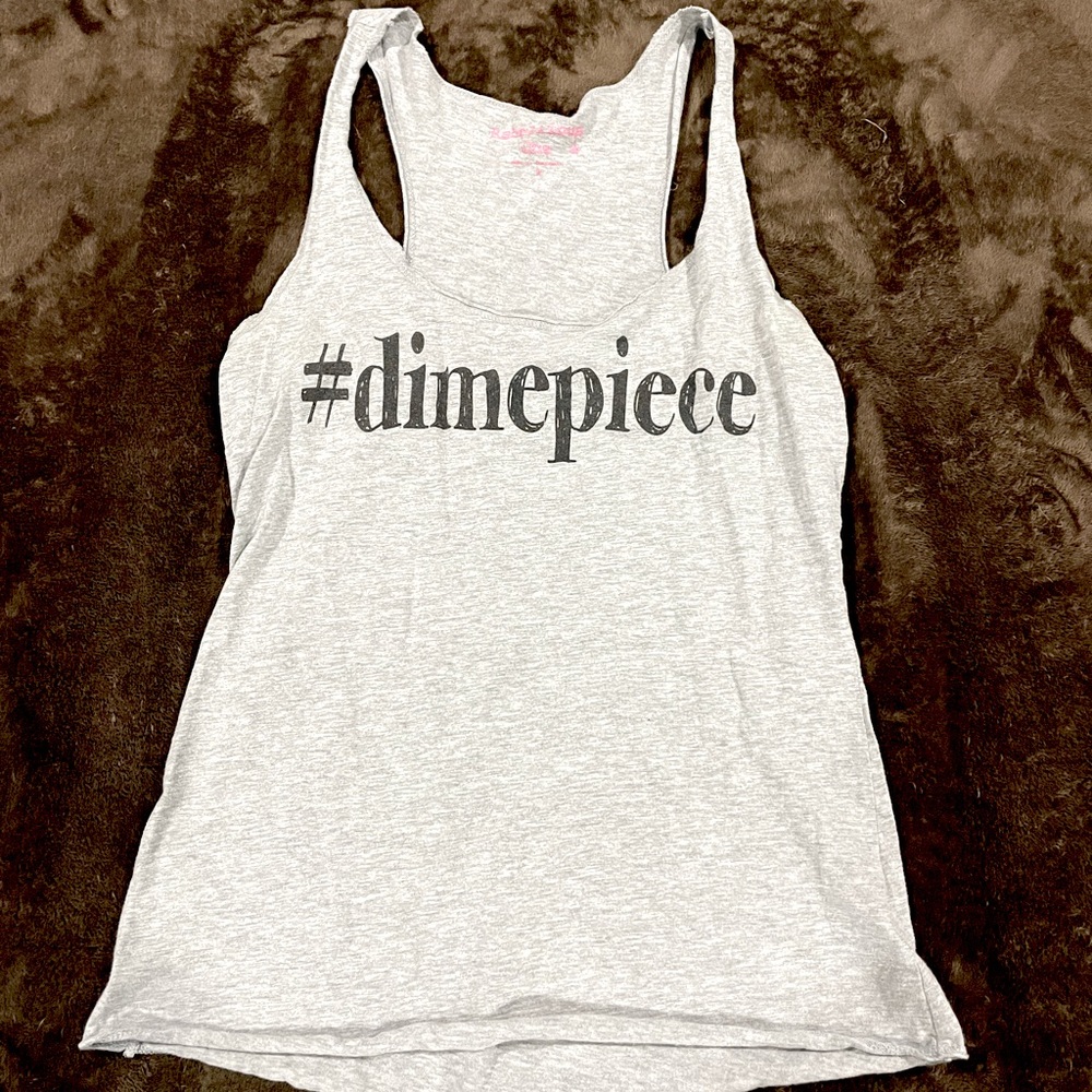 Gray Tank Top “Dime Piece”